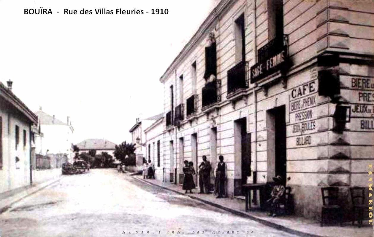 Bouira - Rue des Villas fleuries - 1910.jpg